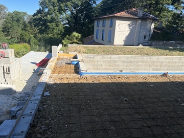 Construction d'une maison avec piscine à Vienne